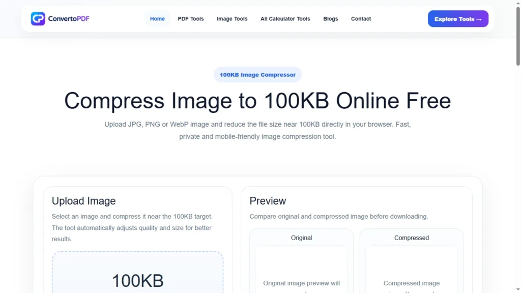 compress image to 100kb online