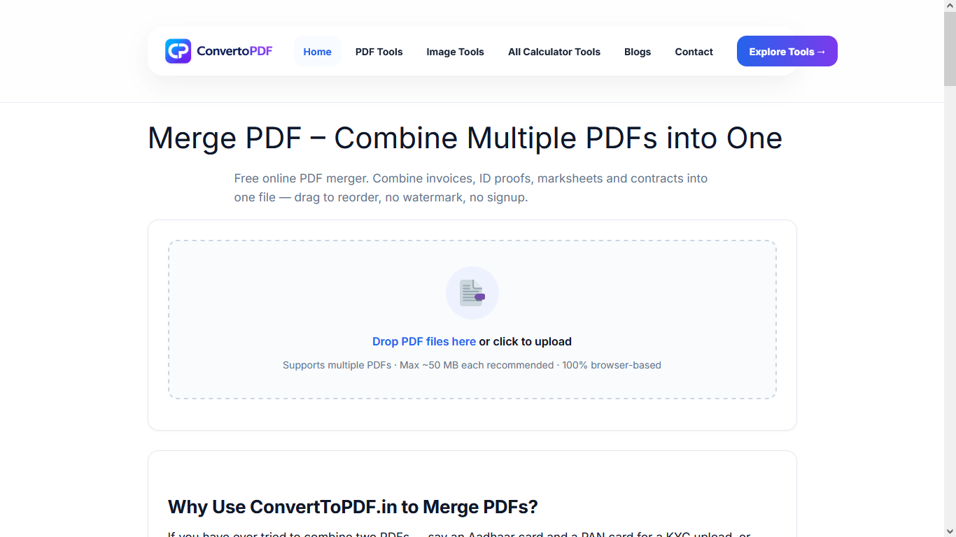 merge pdf