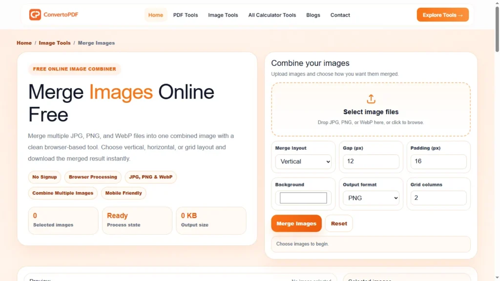 image merges online